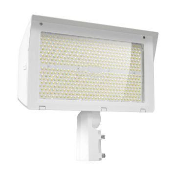 RAB X22 LED Flood Light - 200 | 240 | 280 | 320W - Dual Mount - Photocell - 120-277V - White