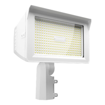 RAB X22 LED Flood Light - 75 | 100 | 125 | 150W - Dual Mount - Photocell - 120-277V - White