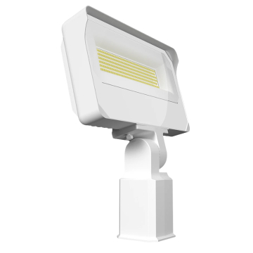 RAB X34 LED Flood Light - 70 | 80 | 90W - CCT Selectable - Slipfitter Mount - Photocell - 120-277V - White