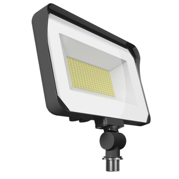 RAB X34 LED Flood Light - 45 | 55 | 65W - CCT Selectable - Knuckle Mount - 120/277V - Bronze