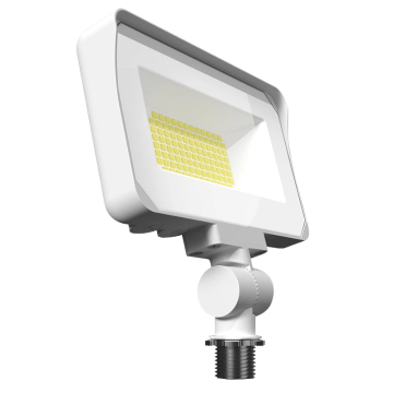 RAB X34 LED Flood Light - 20 | 25 | 35W - CCT Selectable - Knuckle Mount - 120/277V - White