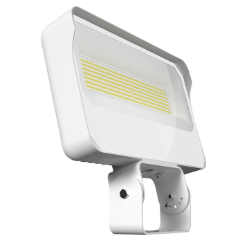 RAB X34 LED Flood Light - 95 | 110 | 130W - CCT Selectable - Trunnion Mount - Photocell - 120-277V - White