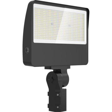 RAB XL22 LED Floodlight - 23,467 Max Lumens - 75 | 100 | 125 | 150W - Selectable Optics - Slipfitter & Trunnion Mounts - 120-277V - Bronze
