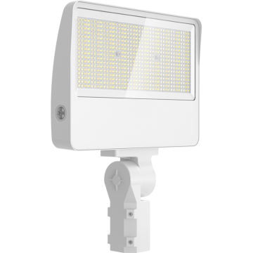 RAB XL22 LED Floodlight - 23,467 Max Lumens - 75 | 100 | 125 | 150W - Selectable Optics - Slipfitter & Trunnion Mounts - 120-277V - White