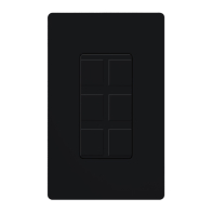 Lutron Multi-Port Frame - Field Customizable - Black
