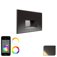 WAC Lighting LED Trapezoid Deck and Patio Light - 45 Lumens - 1.5W - 2700K - 12V - Bronze