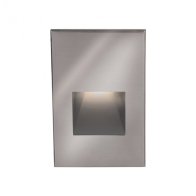 WAC Lighting LED Vertical Indoor / Outdoor Step and Wall Light - 38 Lumens - 2W - 3000K - 12V - Stainless Steel
