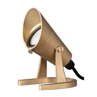 WAC Lighting LED Underwater Submersible Spot Light - 780 Lumens - 10W - 3000K - 12V - Natural Brass