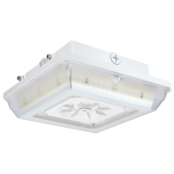 SATCO|NUVO Square LED Canopy Light - 60 | 75 | 90W - CCT Selectable - 120-277V - White