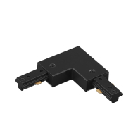 WAC Lighting H-Track Left L Connector - 120V - Black