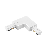 WAC Lighting H-Track Right L Connector - 120V - White
