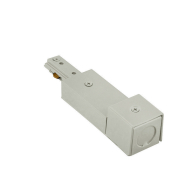 WAC Lighting H-Track Live End BX Connector - 120V - Brushed Nickel