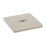 WAC Lighting H-Track Square Monopoint Canopy - 120V - Brushed Nickel