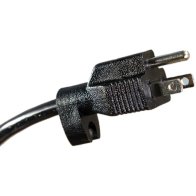 120V Straight Blade Plug with 72" Cord - Field Install