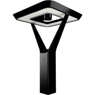 RAB AL5 Square LED Area Light - 17,328 Max Lumens - 30 | 60 | 120W - CCT Selectable - Type V Wide - Black - 120-277V - Sensor Ready 