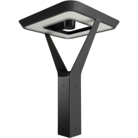 RAB AL5 Square LED Area Light - 15,831 Max Lumens - 30 | 60 | 120W - 3000K - Type V Concentrated - Bronze - 120-277V - 7-Pin Receptacle 