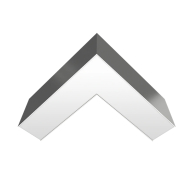 RAB BOA L Connector for Pendant Down Light - Silver