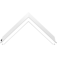 RAB BOA Edge L Connector for Pendant Down Light - White
