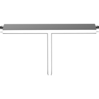 RAB BOA Edge T Connector for Pendant Down Light - Silver