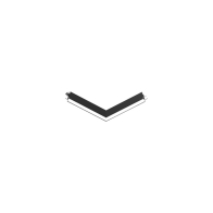 RAB BOA Edge V Connector for Pendant Down Light - Black