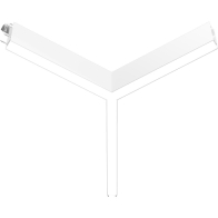 RAB BOA Edge Y Connector for Pendant Down Light - White