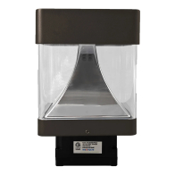 Westgate BOL G8 LED Bollard Head - 2,000 Max Lumens - 10 | 18 | 25W - CCT Selectable - 120-277V - Bronze / Chrome