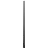 RAB Tapered Round Fiberglass Direct Bury Pole - 19' Overall - 4' Burial Height - Welded Tenon