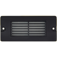 Corona Lighting LED Step Light - 2.5W - 3000K - 250 Lumens - 12V - Louvered - Black
