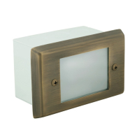 Corona Lighting 2.5W LED Step Light - 2700K - 240 Lumens - 12V - Antique Bronze