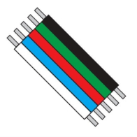 Canvas In-Line Wire Connector for RGBW - Bag of 10