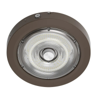 Westgate CXER LED Round Canopy Light - 40 | 60 | 80W - CCT Selectable - 120-277V - Bronze