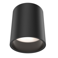 DALS Focus 6″ LED Cylinder Flush Mount - 26W - CCT Selectable - 1,500 Lumens - 120-347V - Black