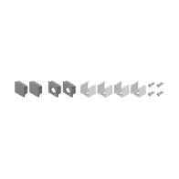DiodeLED S2 Mounting Channel Accessory Pack - Black
