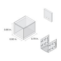 DiodeLED End Cap for LINAIRE Flex 3D Bend