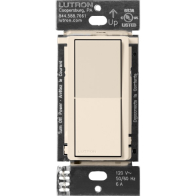 Lutron Caseta Claro Smart Accessory Switch - Light Almond