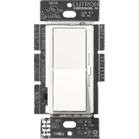 Lutron Diva 0-10V LED Dimmer - Single-Pole / 3-Way - 8A - 120-277V - Brilliant White