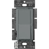 Lutron Diva 0-10V LED Dimmer - Single-Pole / 3-Way - 8A - 120-277V - Slate
