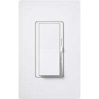 Lutron Diva 0-10V LED Dimmer - Single-Pole / 3-Way - 8A - 120-277V - Snow