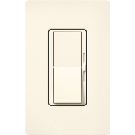 Lutron Diva 0-10V Dimmer for LED/CFL - Single-Pole - 24V - Biscuit