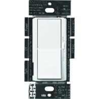 Lutron Diva Quiet Fan-Speed Control and Light Switch - Single Pole - White