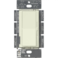 Lutron Diva Quiet Fan-Speed Control - Single-Pole / 3-Way - Biscuit