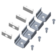 Lutron Lumaris Accessory Pack for Rectangular Slim LED Tape Light Mounting Channel (Channel Sold Separately)