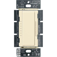 Lutron Maestro LED+ Dimmer - Single Pole / 3-Way / Multi-Location - Almond