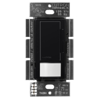 Lutron Maestro Vacancy Sensor LED+ Dimmer - Single Pole / Multi-Location - Black