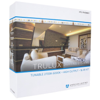 Trulux High Output CCT Tunable LED Tape Light Kit - 16.4FT Reel - 27K-60K - 2.9W / FT - 255 Lumens / FT - 24V