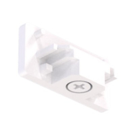 Green Creative End Cap for Atom and Orbit Series Track Lighting - White