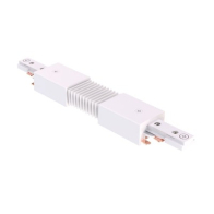 Green Creative Flexible I-Connector for Atom and Orbit Series Track Lighting - White