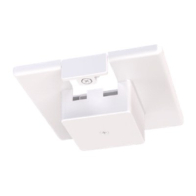 Green Creative Floating Canopy Feed for Atom and Orbit Series Track Lighting - White
