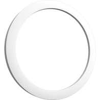 RAB BULKH40 Round Full Moon Guard - White