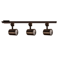 WAC Lighting Charge 8010 LED 3-Light Adjustable H-Track Head Kit - 2,595 Lumens - 27W - CCT Selectable - 120V - Dark Bronze